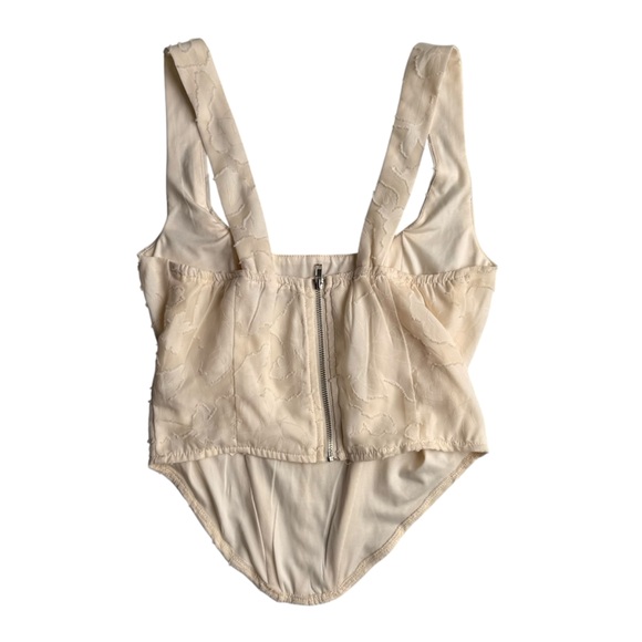 PrettyLittleThing Cream Corset Top UK 6/US 2 - Picture 2 of 4